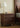 Noble Walnut Wood and Black Nightstand
