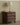 Noble Walnut Wood and Black Nightstand