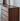 Sculpted Low Flat and Long Walnut Wood Bookcase