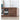 Sculpted Low Flat and Long Walnut Wood Bookcase