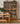 Cypress Two Combination Long Cherry Wood Bookcase