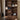 walnut bookcase, dark walnut bookcase, walnut bookcase with doors, low walnut bookcase - SlabstudioHongKong