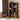 Mosaic Solid Dark Walnut Wood Bookcase with Shelves