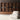 Mosaic Solid Dark Walnut Wood Bookcase with Shelves