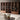 Mosaic Solid Dark Walnut Wood Bookcase with Shelves
