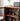 Sierra Black Walnut Wood Liquor Cabinet