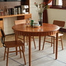 French round cherry wood dining table - SlabstudioHongKong
