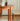French Cherry Wood Round Dining Table
