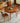 French Cherry Wood Round Dining Table