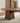 Flair Front Pedestal Round Walnut Wood Table