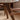 rounded walnut wood dining table, black walnut wood round dining table - SlabstudioHongKong