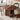 solid walnut wood dining table round, walnut wood round dining table - SlabstudioHongKong