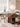 Contemporary Three Curve Leg Solid Walnut Wood Round Table