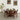 Aura Diamond Leg Black Walnut Wood Round Table