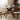 Earthy Four Leg Black Walnut Wood Round Table