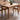 Japandi Solid Oak Wood Extendable Dining Table