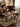 Modern Elegance Solid Black Walnut Wood Table