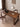 Citrine Dark Walnut Wood Dining Table