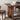Cultural Retro Dark Walnut Wood Dining Table
