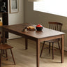 solid wood dining table walnut, black walnut wood table - SlabstudioHongKong