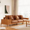cherry brown leather sofa, cherry brown sofa, cherry leather sofa - SlabstudioHongKong