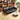 Art Deco Solid Walnut Wood Sofa