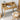 Vintage Charm Oak Wood Writing Desk