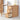 Golden Oak Desk Oak Desk With Small Bookcase, White Oak Desk, Oak wood desk - SlabstudioHongKong