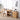 Versatile L-Workspace White Oak Wood Desk