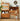 Glamour Solid Cherry Wood Dressing Table with Glass Door