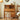 Glamour Solid Cherry Wood Dressing Table with Glass Door