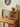 Glamour Solid Cherry Wood Dressing Table with Glass Door