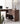 Space Optimizer L-Desk Solid Walnut Wood with Small Bookcase