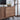 Versatile Dark Walnut Wood Entertainment TV Stand
