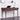 Echoing Black Walnut Wood Writing Desk with Streak Drawers