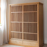japanese style ash wardrobe doors, ash 2 sliding door wardrobe - SlabstudioHongKong
