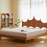 cherry wood queen bed frame, king size bed cherry wood - SlabstudioHongKong
