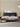Solstice Cow Leather Walnut Wood Bed