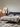 Solstice Cow Leather Walnut Wood Bed