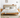 oak wood real leather bed frame, oak wood and leather bed - SlabstudioHongKong