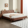 Solid black walnut wood bed frame, walnut wood bed frame queen - SlabstudioHongKong