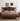 New Modern Vintage Black Walnut Wood Bed