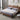 Nebula Wave Design Black Walnut Wood Bed