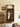Versatile Solid Cherry Wood Rattan Wardrobe
