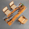 Epoxy Resin River Tables, Epoxy Resin Live Edge Table, Olive Epoxy Table - SlabstudioHongKong