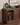 Mosaic dark glass door solid walnut wood sideboard with six wood options, featuring sleek design and contemporary style.