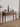 Made-to-order Cypress entryway console table in solid walnut wood with a sleek, modern design by Pourx.