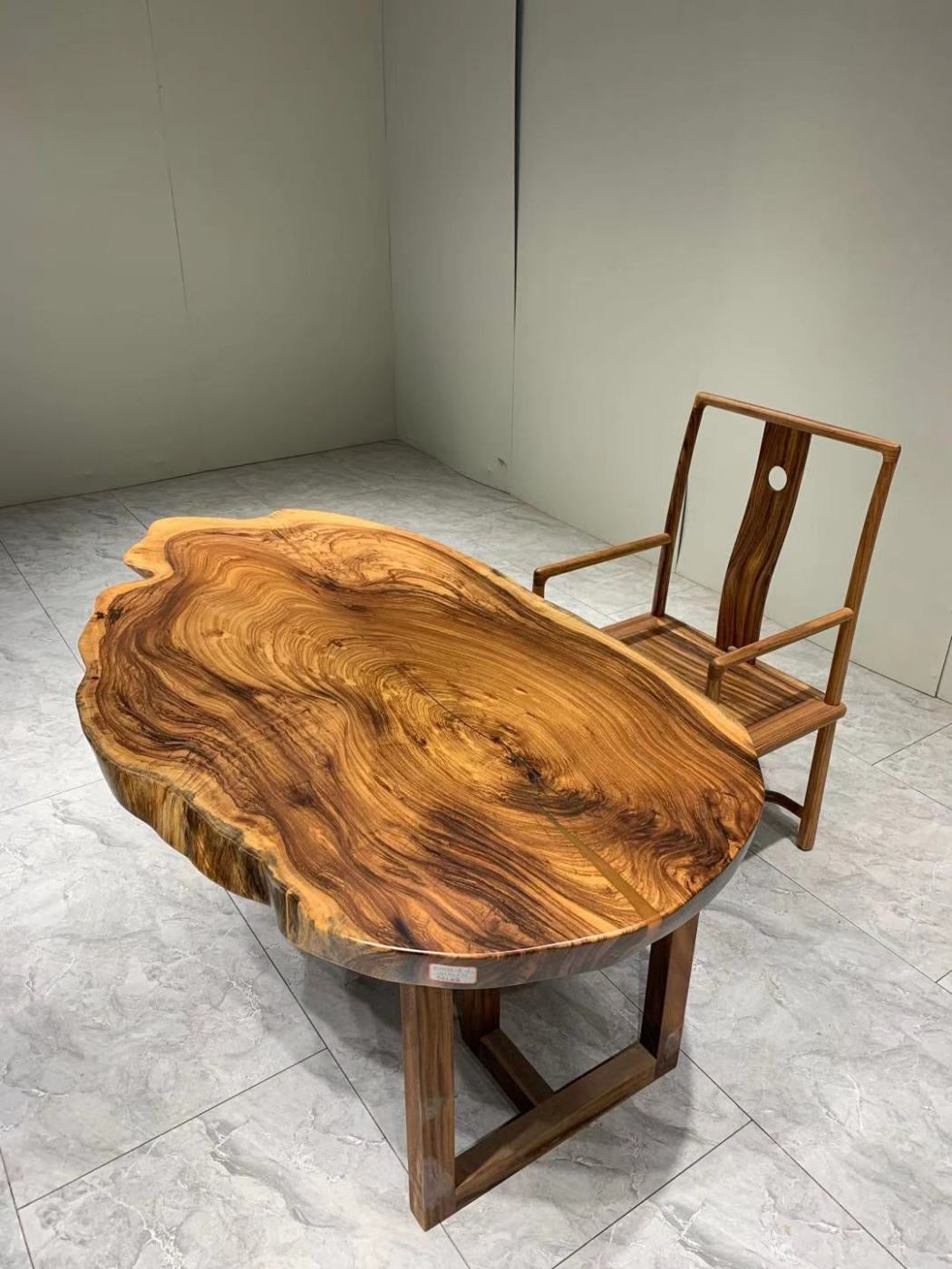 large dining table, mid century dining table,  pottery barn coffee table, rattan coffee table - SlabstudioHongKong