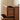 Made to order Solidara Japandi black walnut bedside table with two drawers, showcasing a sleek, modern wood design.