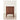 Made to order walnut wood nightstand with a drawer by Stravix, featuring a sleek, natural finish and modern design.